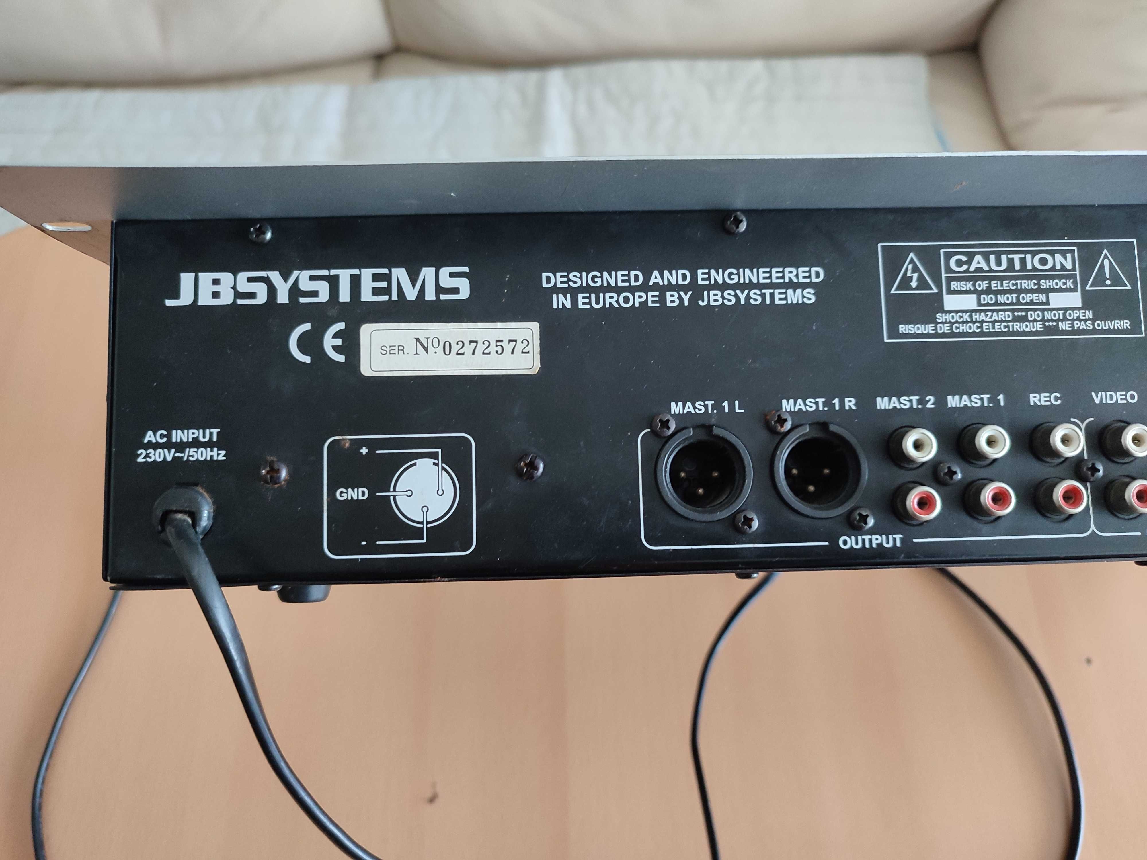 Пулт смесител професионален DJ миксер JB-Systems Beat 6