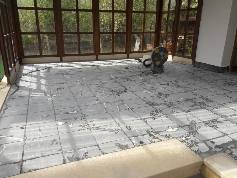 Шлайфане и полиране на твърди настилки