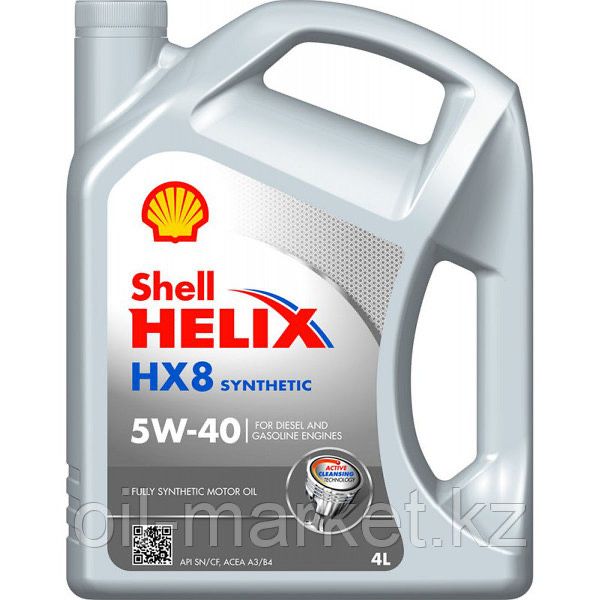 Моторное масло Shell Helix HX8 5W40 4л