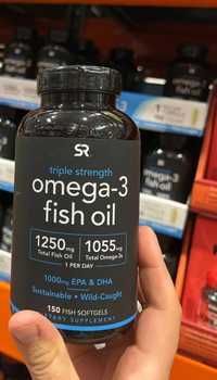 Omega-3, fish oil premium 150 капсул