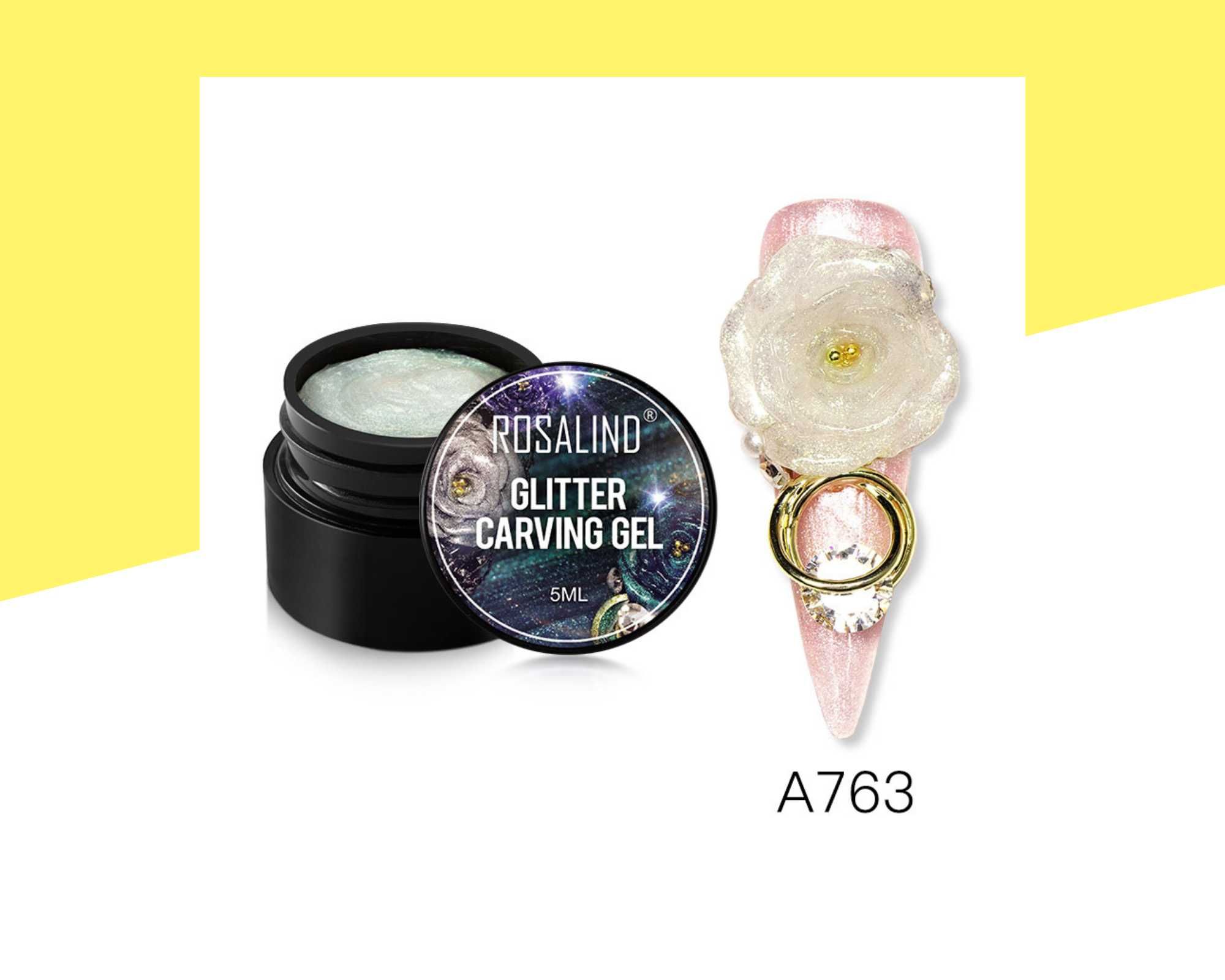 Брокатен пластилин за моделиране Glitter Carving Gel ROSALIND