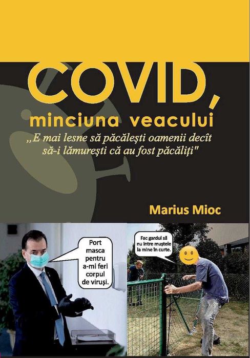 „Covid, minciuna veacului” de Marius Mioc, în format electronic