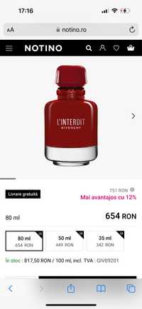 Parfum L’interdit Rouge Ultime 80 ml