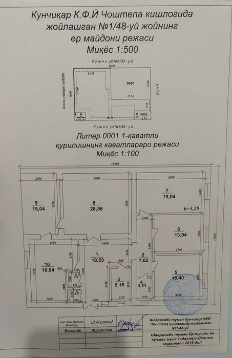 Шаҳрисабз Чоштепа 6 сотихли 4 хонали коттедж
