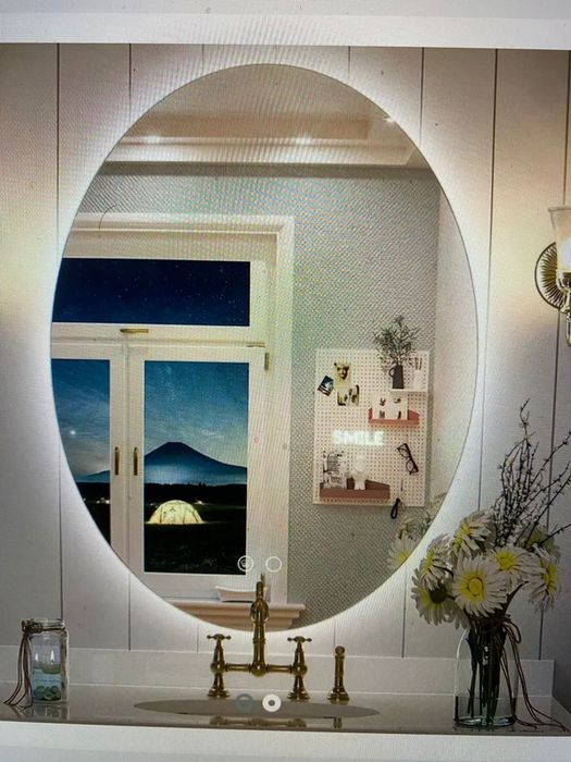 Oglinda baieLED, 3 tipuri lumina,60cmx90cm, dezaburire