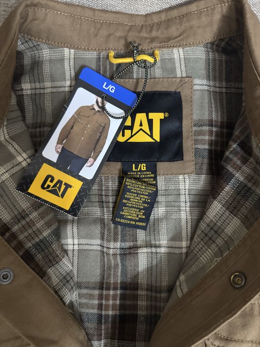Мужская рубашка ( утепленная) от бренда CAT original