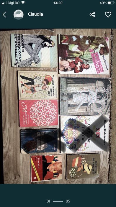 Carti reviste tricotat-crosetat modele vechi