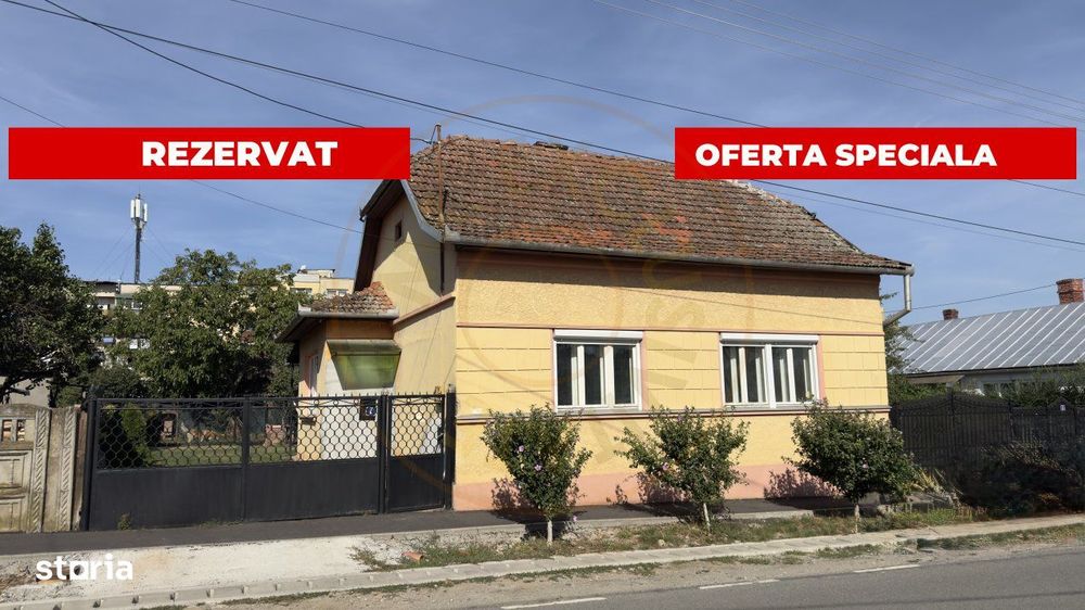 Casa 3 camere, Teren 510 mp - Str. Campului nr.4 - Loc. Tasnad, Jud.