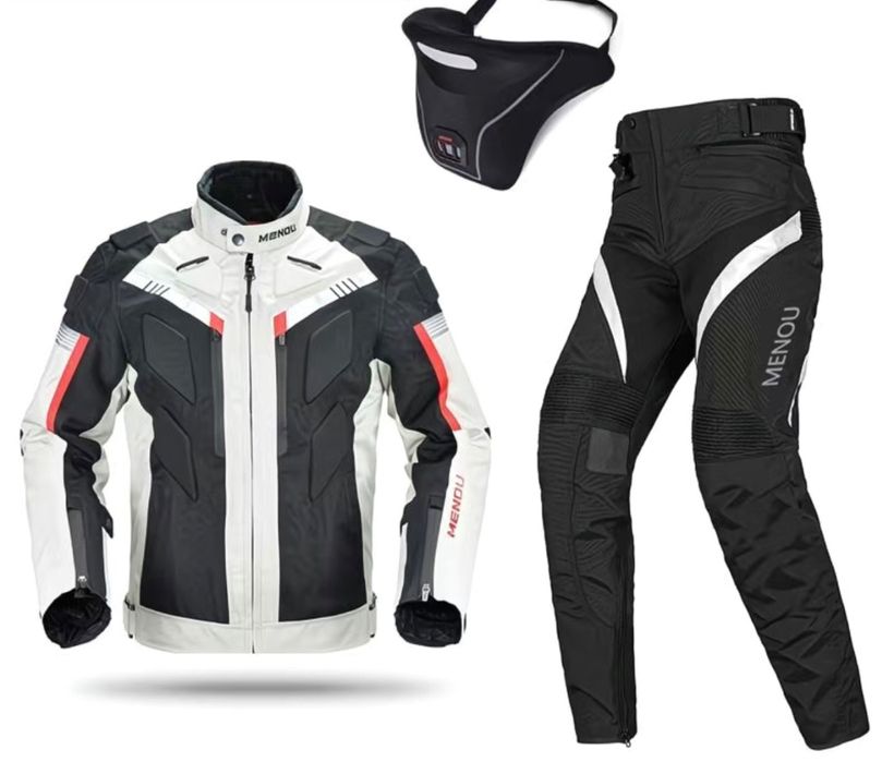 Продаю новый мото-экип MENOU — куртка + штаны + защита • ВСЁ новое!