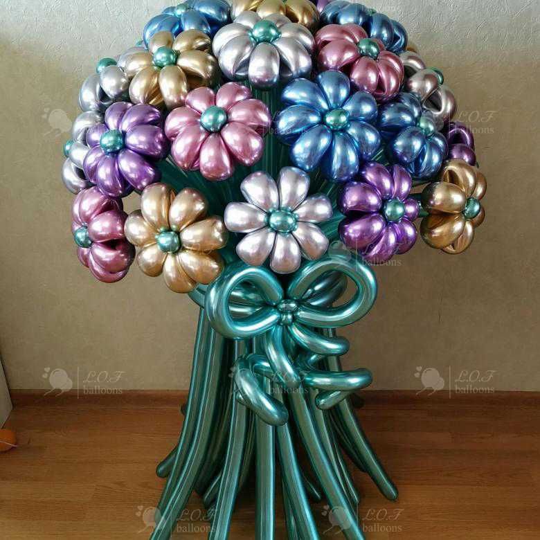 Цветы букеты из шаров! Оригинальный подарок