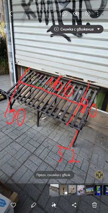 Дървен стелаж оборудване за магазин