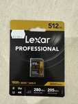 Card SD Lexar Gold Series 512 GB, card de memorie
UHS-II, card V60
