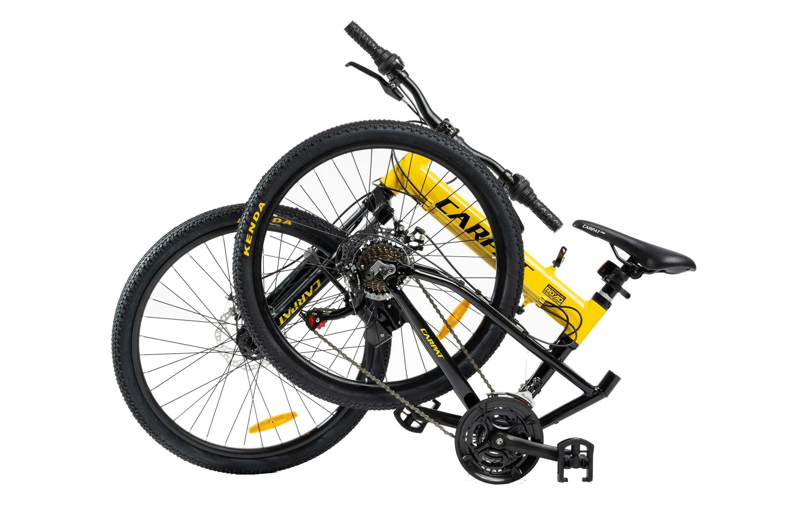 Bicicleta MTB-Folding Hummer CARPAT C2941S Galben/Negru