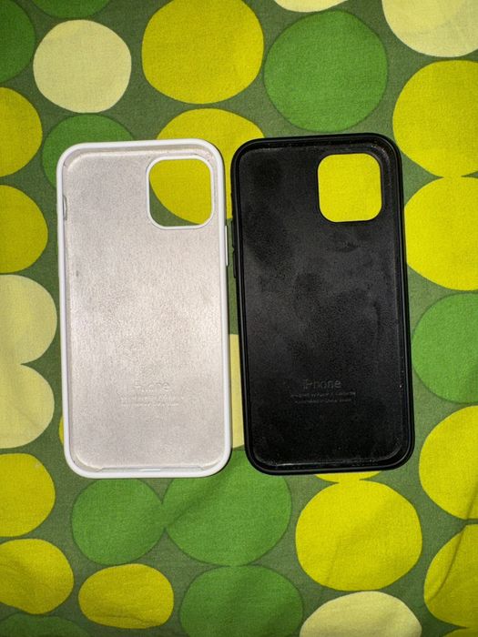 Husa iPhone 12 Pro (albă +neagra)