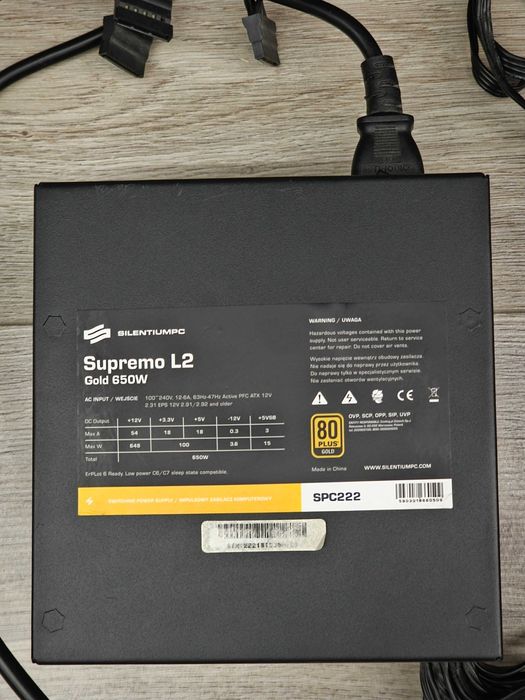 Sursa 650W Silentium PC Supremo L2 80+ gold