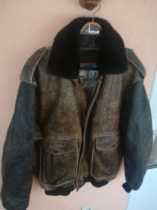 Geaca piele Aviator L Alan Gordon