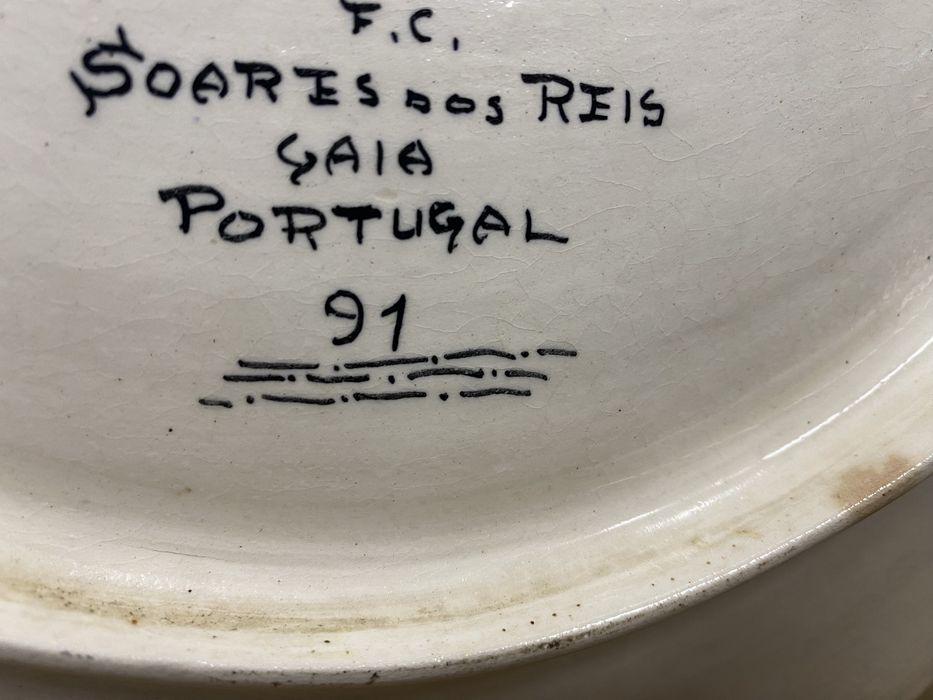 Старо италианско пано за стена от порцелан