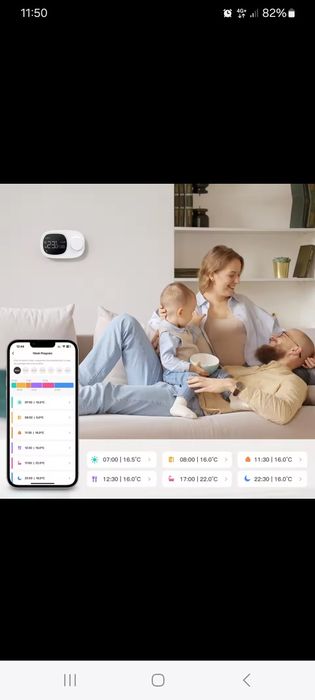 NOU Sigilat Termostat Ambient Centrala cu Fir Wifi Smart Control Vocal