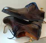 Pantofi derby 43 premium Gino Rossi NOI piele naturala moale