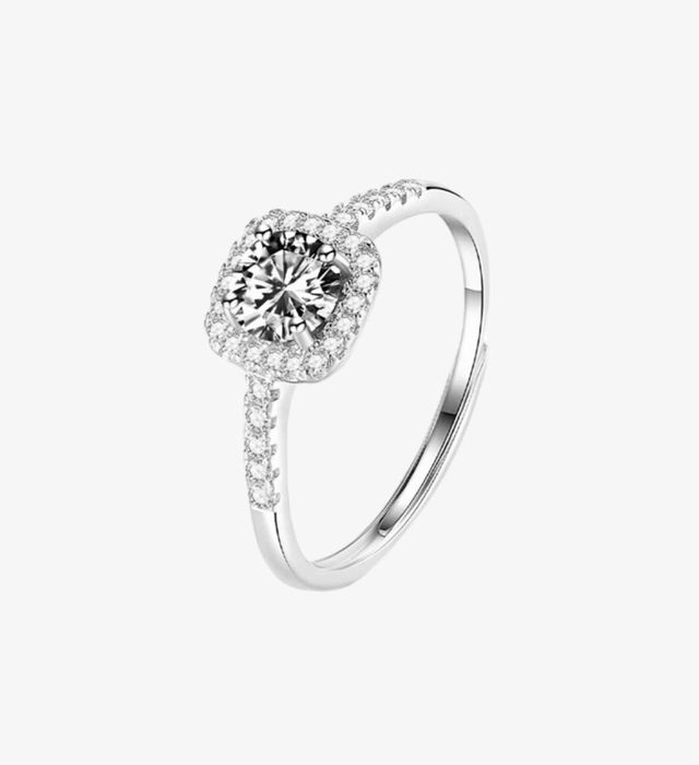 Cushion Halo Ring