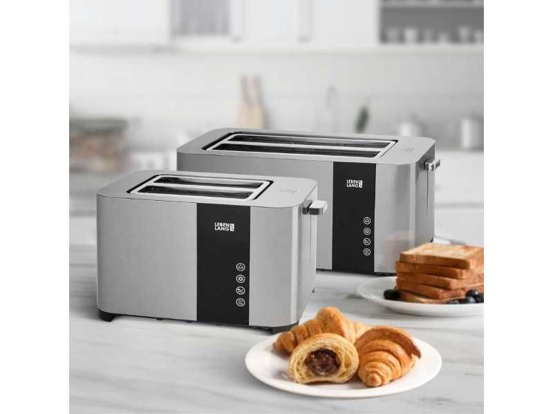 Тостер с 4 Дълги Слота и LED Тъч Дисплей LEBENLANG LBL9899