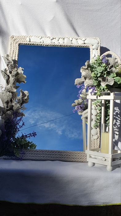 Огледало и фенер - ръчна изработка