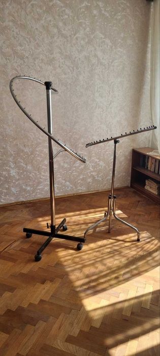 Щендери за дрехи S-образен и S-образен малък -  с регулируема височина