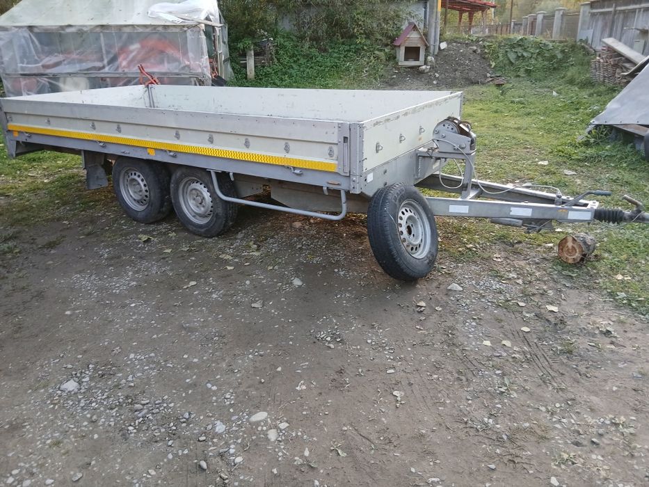 Platformă  remorcă 2,7 t cu obloane rabatabile  SARIS