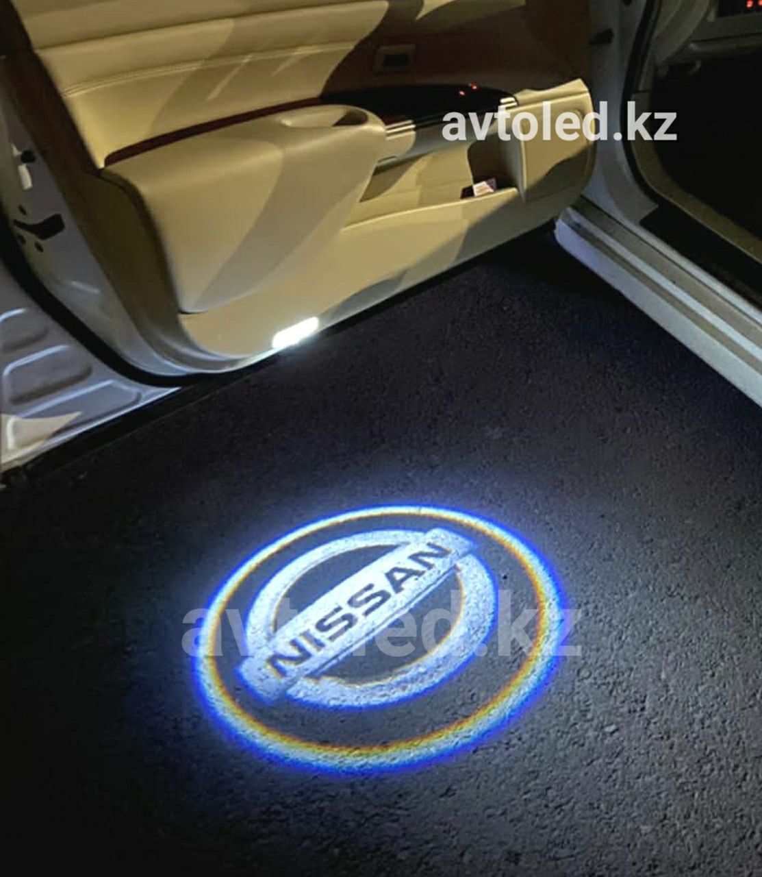 Тойота Ленд Крузер Прадо подсветка двери логотип авто LED подарок муж