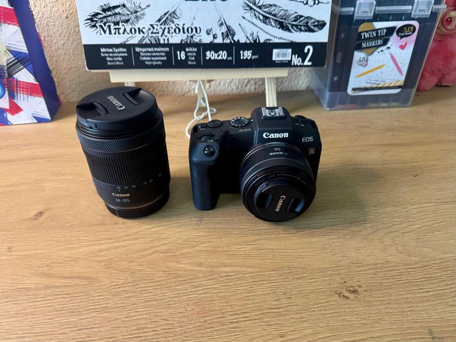 Kit Foto Canon EOS RP, Canon RF 24-105 mm, Canon RF 50 mm, Accesorii