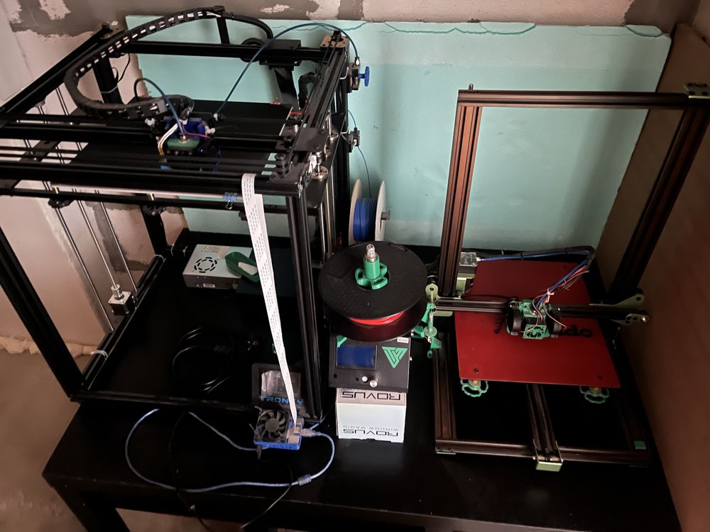 Три броя 3d принтери: AnyCubic MegaS|Tronxy X5SA(corexyz)|Tevo Tornado