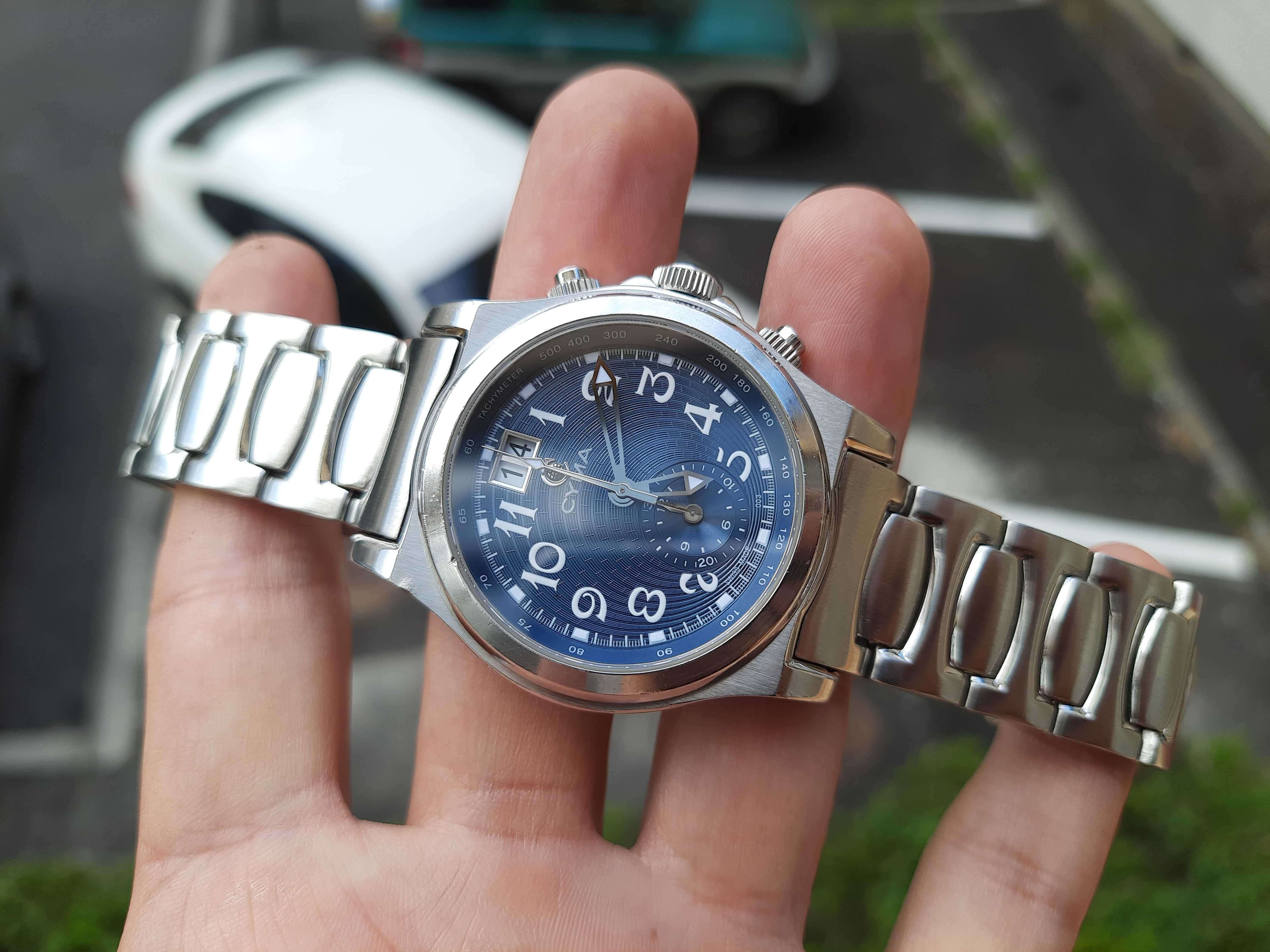 Ceas Cyma Chonograf Swiss Safir Big Date