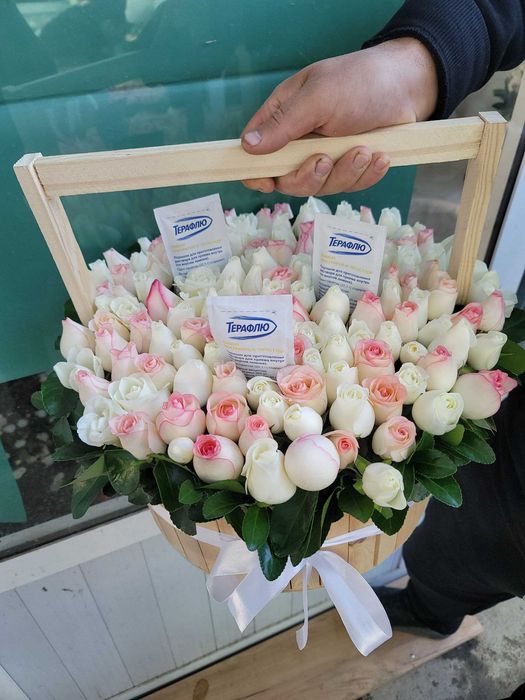 Доставка цветов роз по ташкенту.
