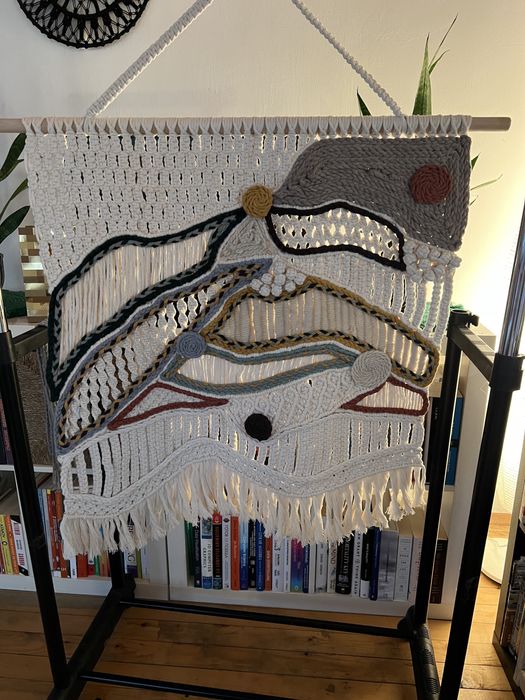 Макраме пано за стена