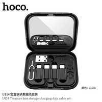 Hoco U114 Treasure box storage charging data cable set 60W