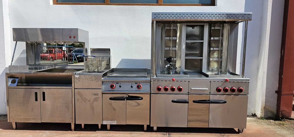 Cuptor profesional banda pizza/covrigi 380V SH 1.8mx85cm