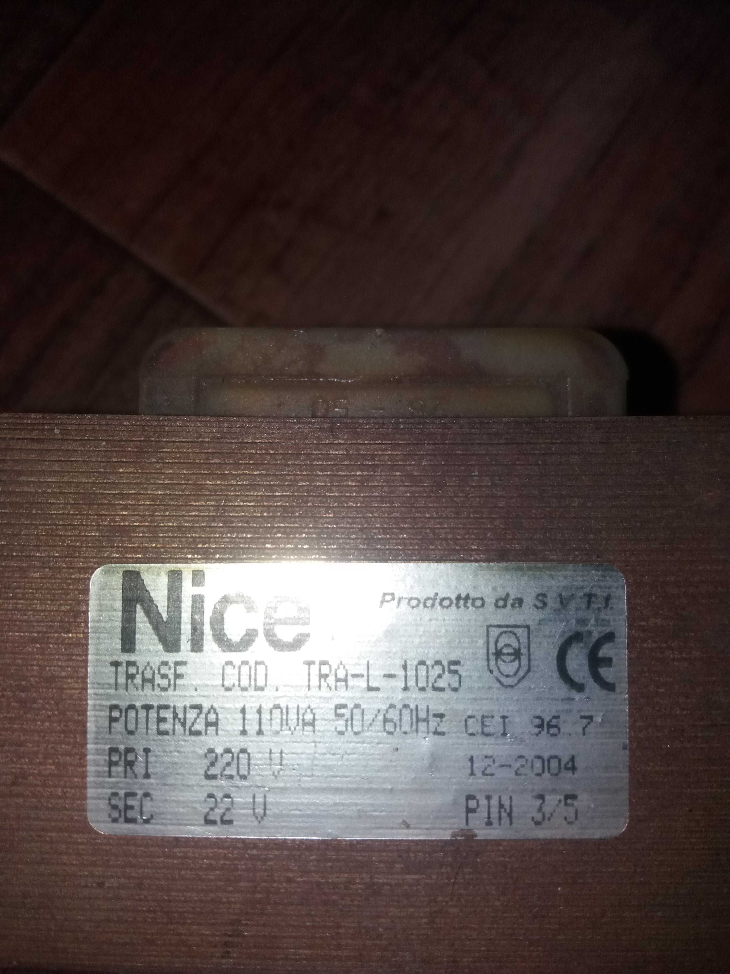 Nice TRA-L.1025 трансформатор для шлагбаумов