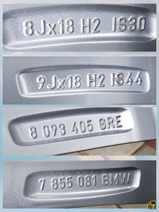 Jante BMW seria 5 G30 G31 M pachet 275 40 18 / 245 45 18 echip iarna