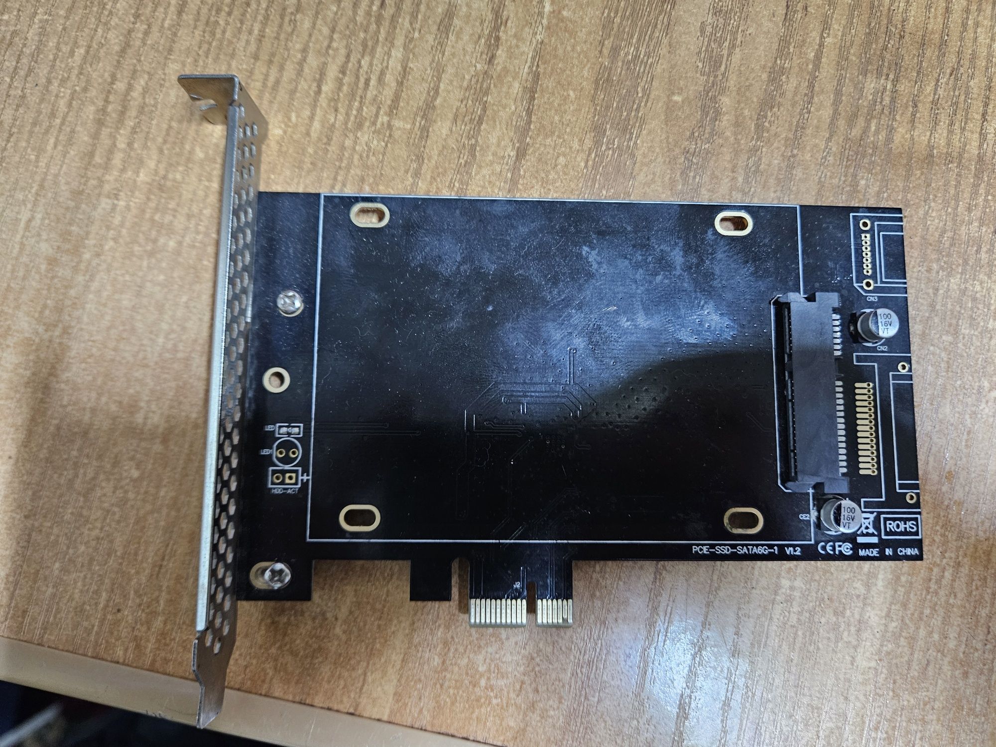 Переходник  sata 2.5->pcie x1