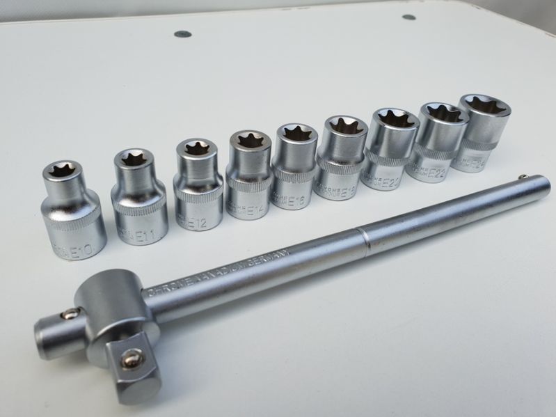 Set / Trusa tubulare E-uri 10 piese