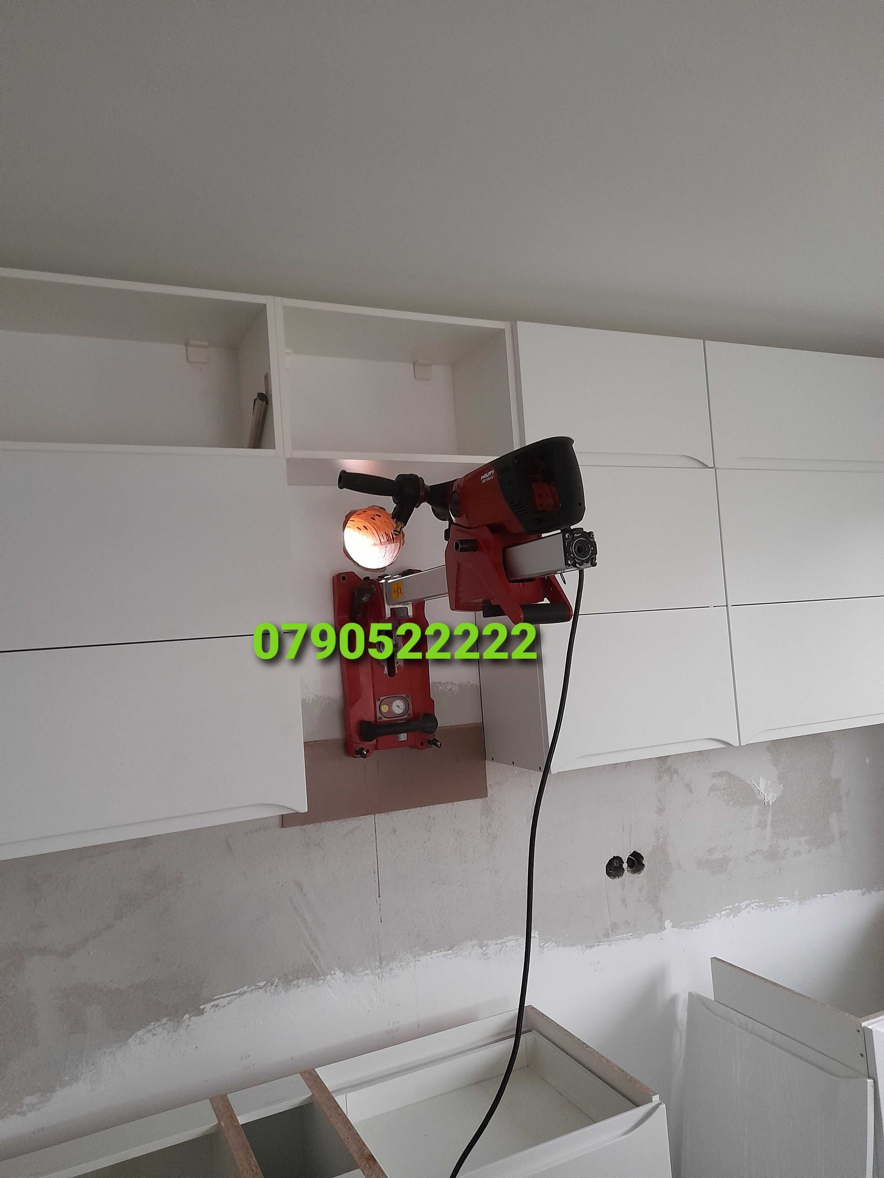 gaura hota, centrala, ventilatie, horn,carotare beton,perforare,instal