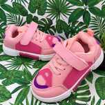 Adidasi roz cu scai si siret elastic pt fetite mar 26 27 28 29 30