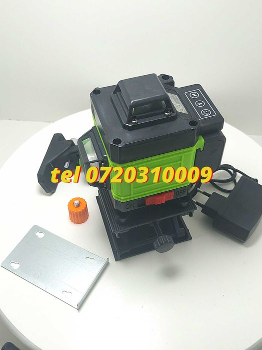 Livrare Gratuita  New  Nivela Laser  Raza Verde 4d 16 Linii Cu Telec
