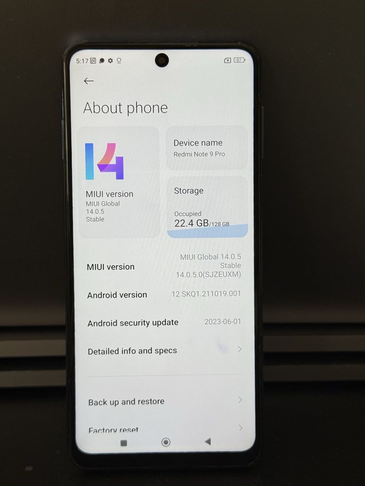 Redmi Note 9 Pro