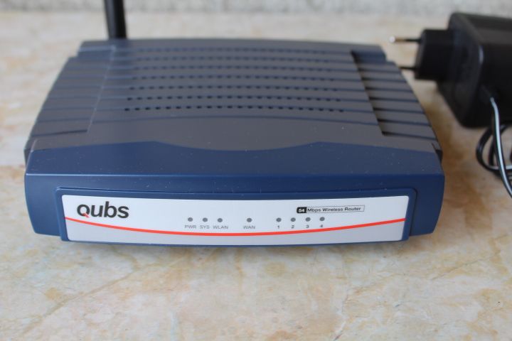 Router / ruter nou marca Qubs - pt. dubla retea