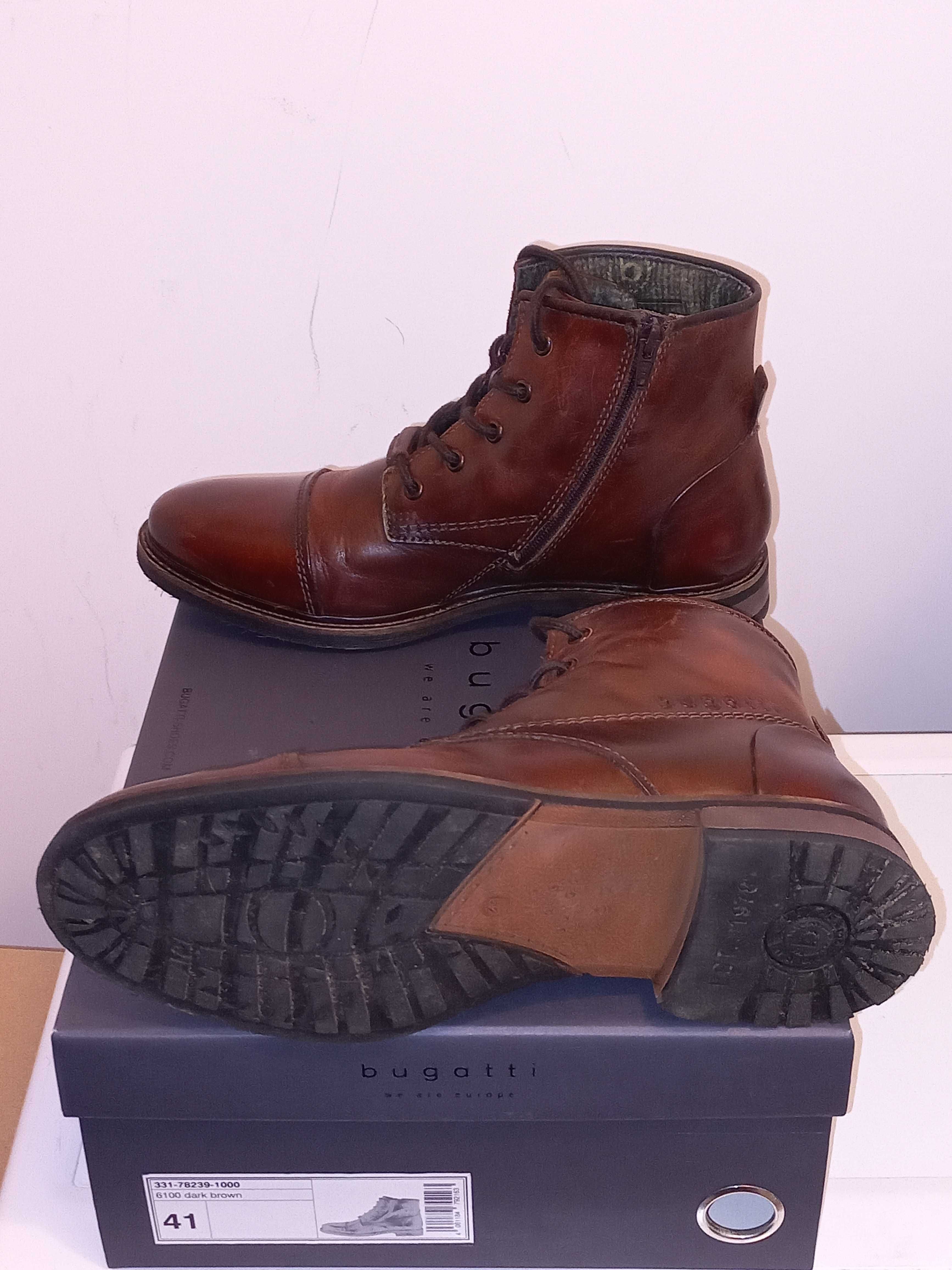 Bugatti boots - dark brown - 41 number