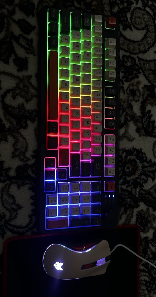 Игровая клавиатура и мышка + коврик Xunfox K82 80%