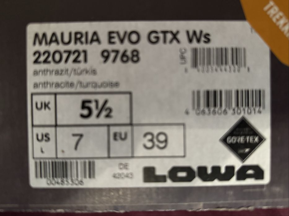 Bocanci trekking Lady GTX Lowa - nabuc GoreTex Vibram - masura 39