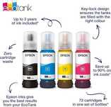 Set 4 flacoane cerneala compatibile ecotank Epson 104
