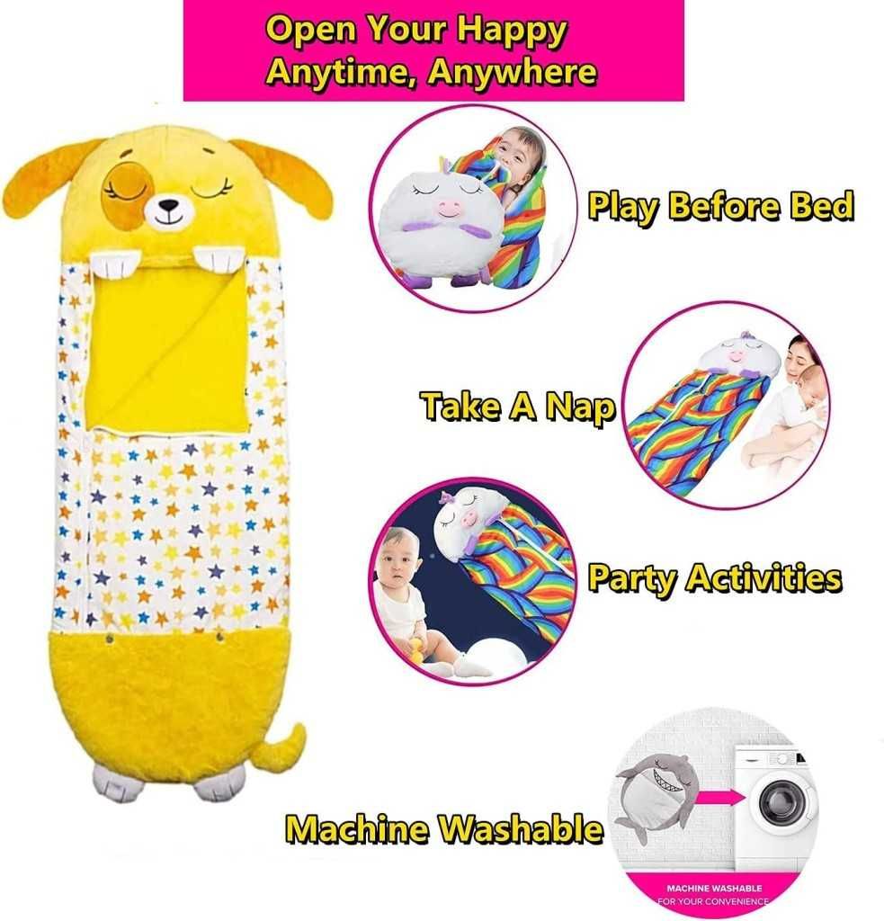 Детски спален чувал-възглавница 2в1 HAPPY NAPPER 165 см